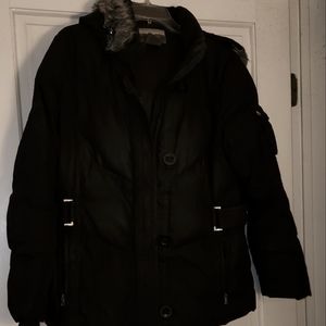 Women's black winter jacket